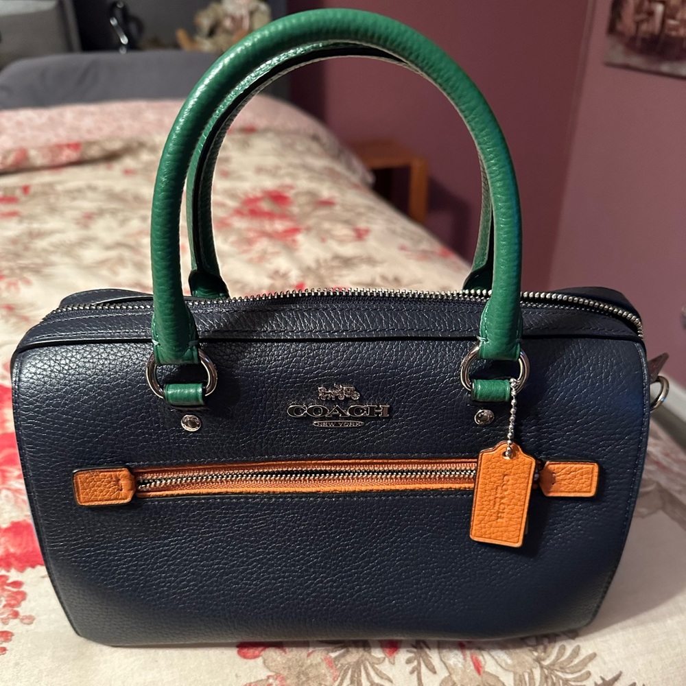 Coach Rowan Satchel in Colorblock